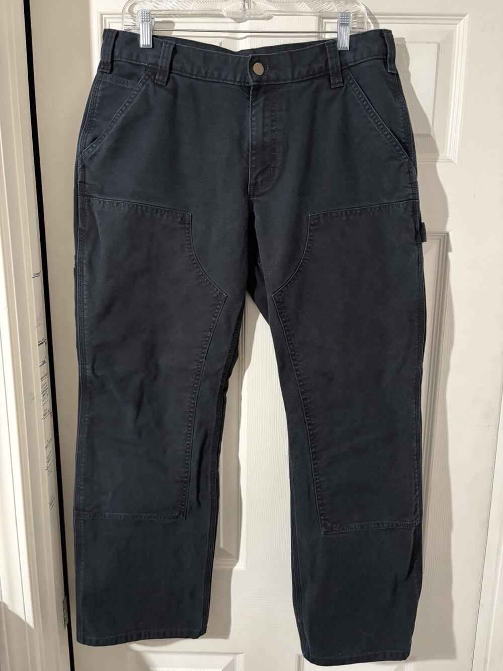 Carhartt Rugged Flex Relaxed Fit Double Knee Pant 34×30 Black